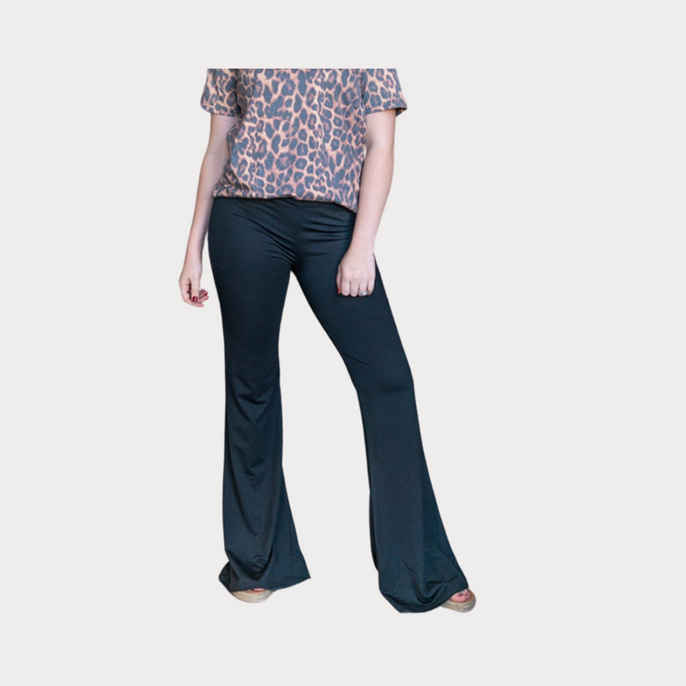 Black Flare Pants