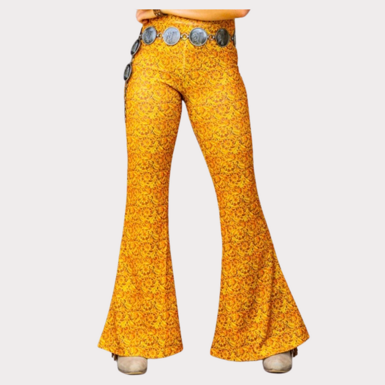 Mustard Flare Pants